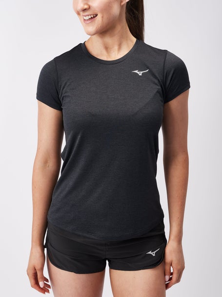 Mizuno Womens Impulse Graphic Tee Black