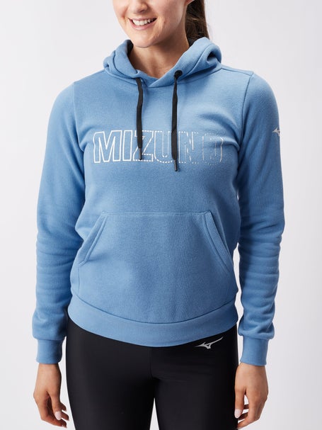 Mizuno Womens Mizuno Hoody Blue Jasper