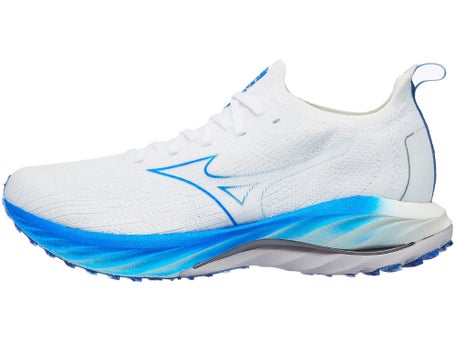 Mizuno Wave Neo Wind Women's Shoes White/Peace Blue | Running Warehouse