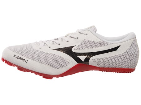 Mizuno X Sprint\Unisex Spikes\White/Black/High Risk Red