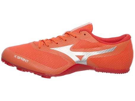Mizuno X Sprint\Unisex Spikes\Nasturtium/Silver