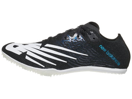 New Balance MD800 v7 Women's Spikes Black/White | Running Warehouse