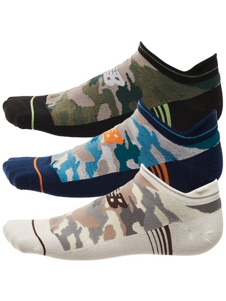 New Balance Impact Camo No Show Socks 3-Pack