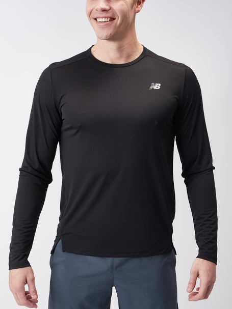 New Balance Mens Accelerate Long Sleeve Black