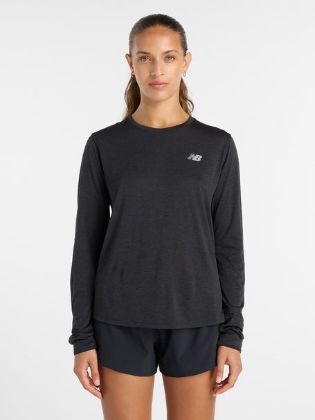 New Balance Womens Athletics Long Sleeve Black