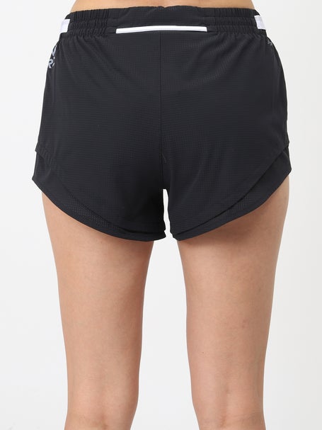 New Balance Printed Impact Run 2 in 1 Women's Running Short - Garnet