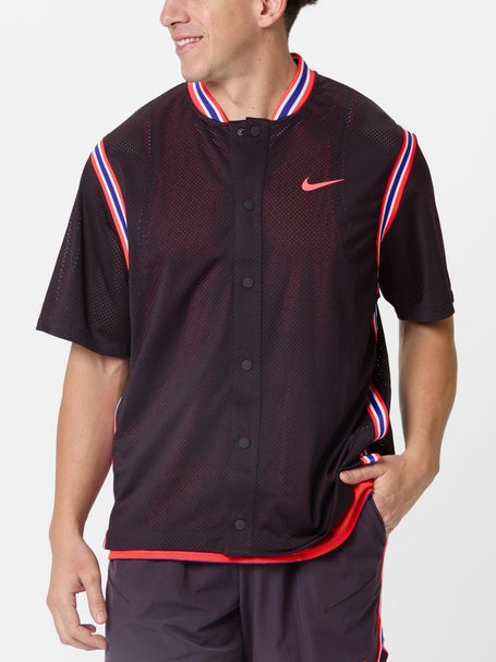 Nike Mens Slam Button Up Top 