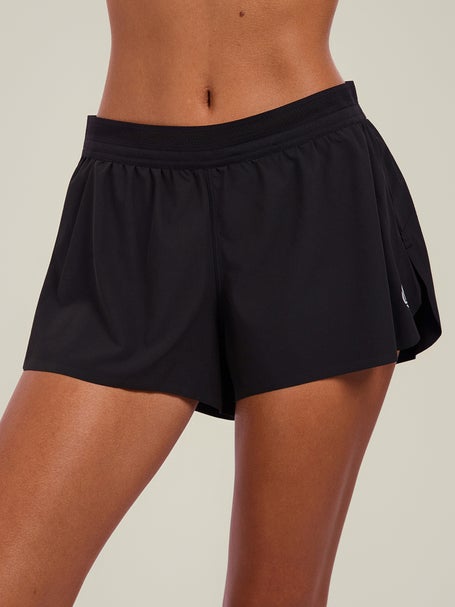 No Timid Souls Womens FLOWDRY 3 Lined Shorts Black