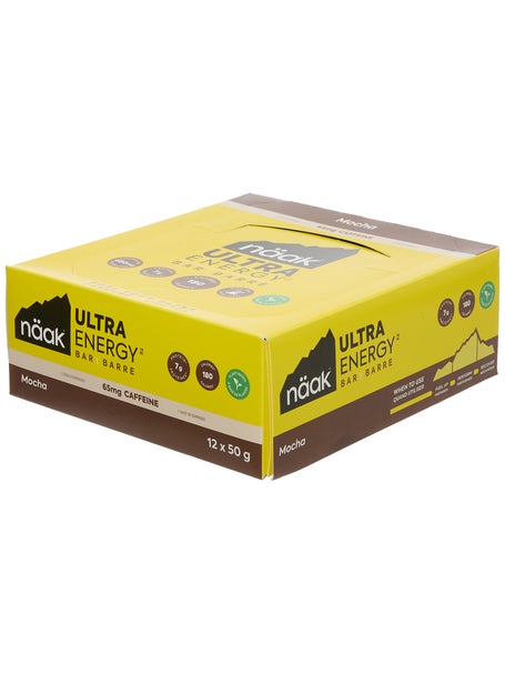 Naak Ultra Energy Caffeine Bars 12-Pack