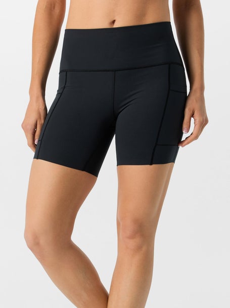 New Balance Womens Sleek Pocket High Rise 6 Short