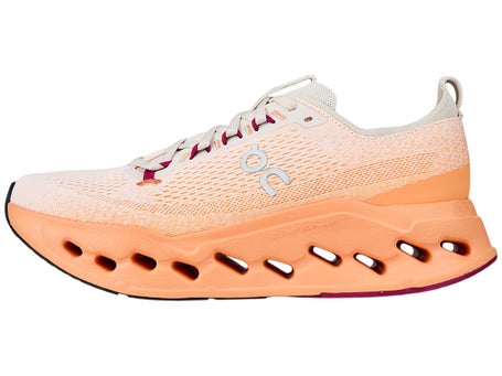 On Cloudsurfer Max\Mens Shoes\Pearl/Tangerine