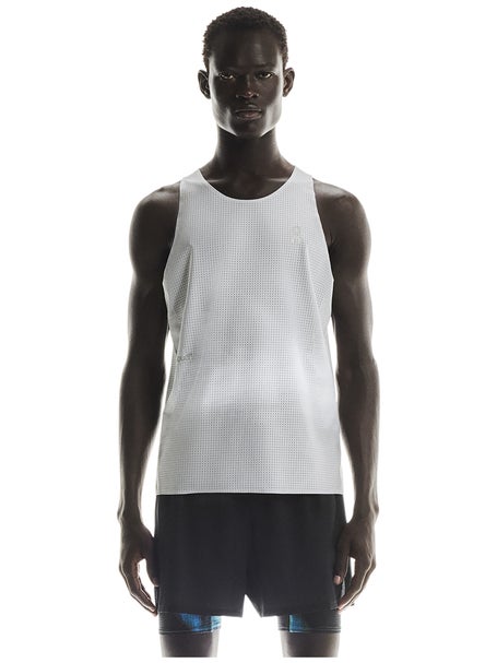 ON Mens Pace Tank Glacier  White