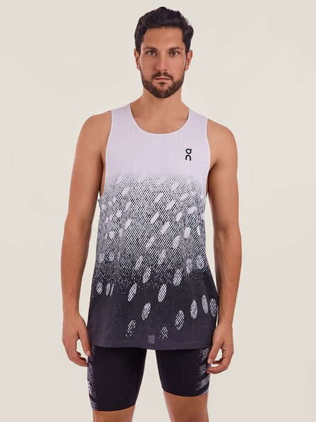 ON Mens Zero Singlet White/Iron