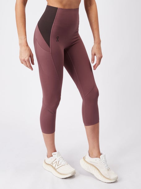 Women's Movement 3/4 Tights, Zinc & Grape