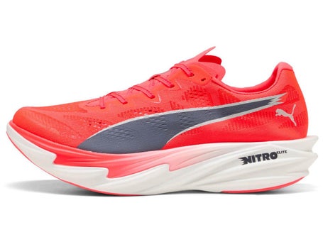 PUMA Deviate Nitro Elite 4\Mens Shoes\Red/Ink/White