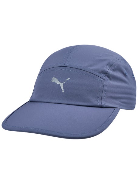 Puma Essential 5 Panel Running Cap Grey Sky