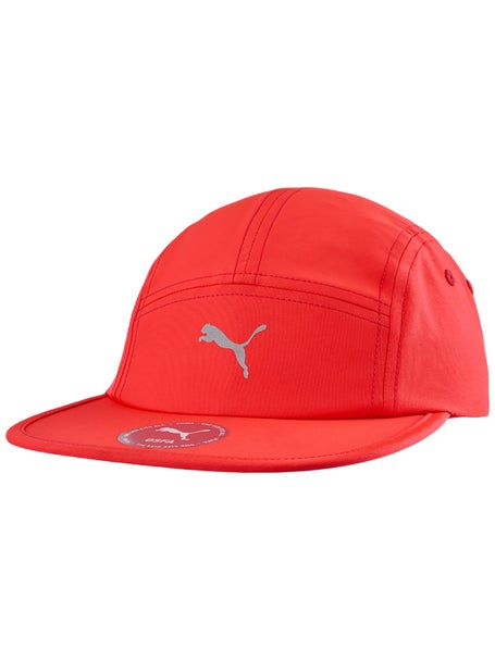 Puma Essential 5 Panel Running Cap  Ultra Red