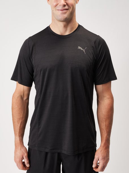 Puma Mens Run Cloudspun Tee Black Heather