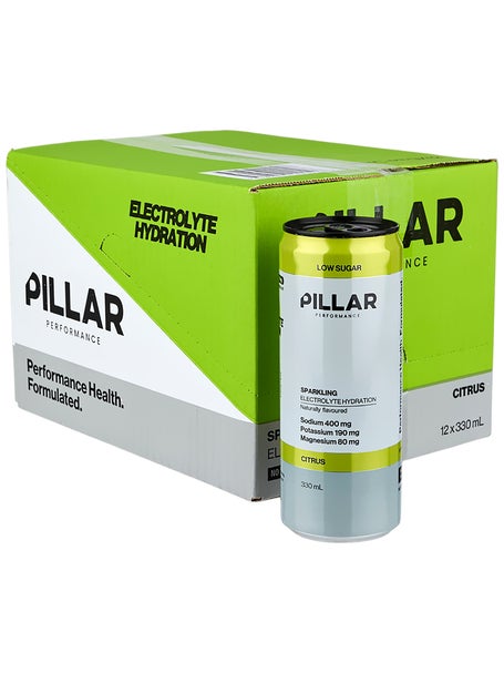 PILLAR Sparkling Electrolyte Hydration Can 330 12-Pack 