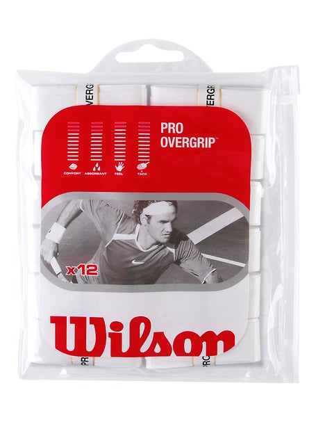 Wilson Pro Overgrip 12pk Grip Pack White