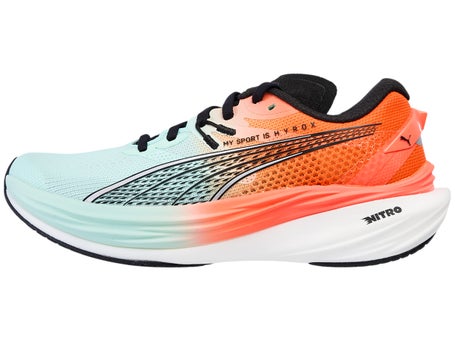 PUMA Deviate Nitro 3\Womens Shoes\Mint Melt/Glw Red