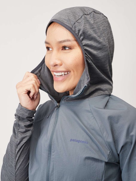 Patagonia Women's Airshed Pro Pull Over Plume Grey Running Warehouse