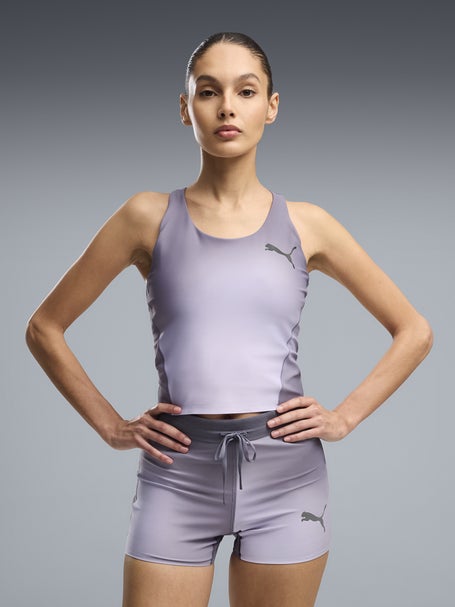 Puma Womens Lightspeed Crop Top Inky Depths