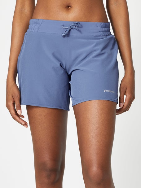 Patagonia Womens Nine Trails Shorts 6 Current Blue