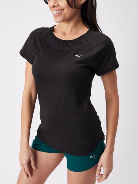 Puma Womens Run Cloudspun Marathon Tee Black