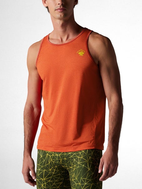 rabbit Mens EZ Perf Trail Tank Spicy Orange