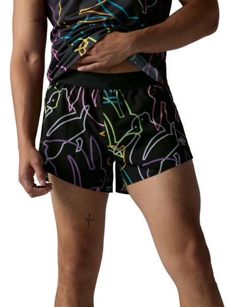 rabbit Mens Fuel N Fly 3 Short Neon Bunny