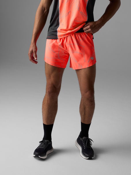 rabbit Mens Fuel N Fly 5 Short Coral Reflective