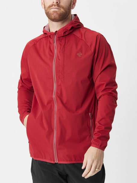 rabbit Mens Swish 2.0 Packable Jacket Red Dahlia