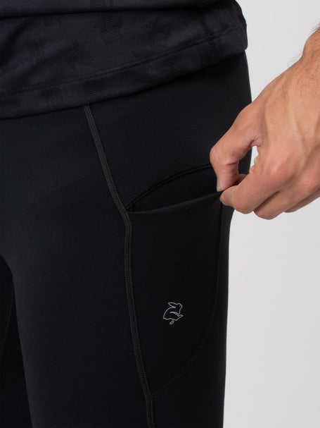 Mens Running Tights - Pocket Manpris - rabbit