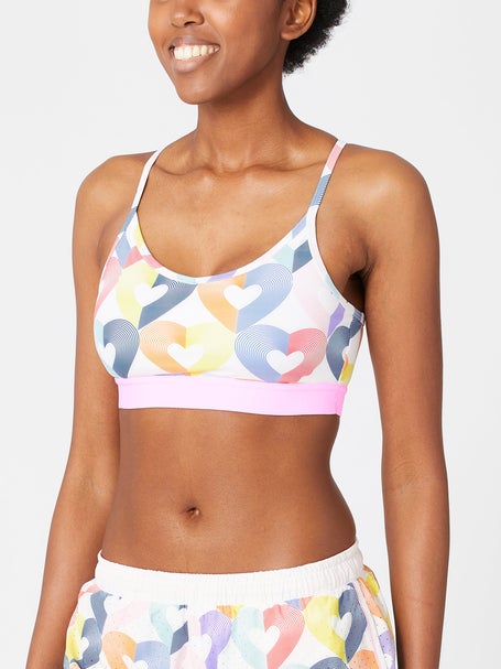 rabbit Womens Strappy Pocket Bra Hearts