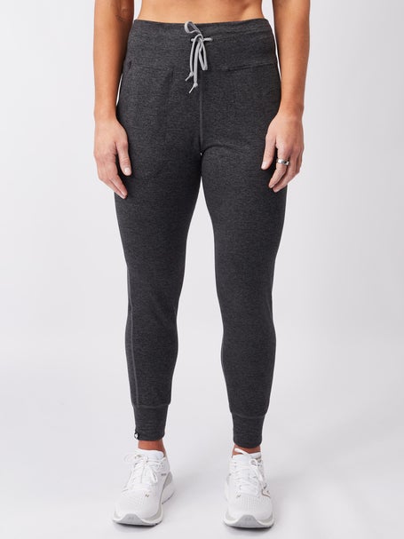 rabbit Womens EZ Joggers High Rise Black Charcoal