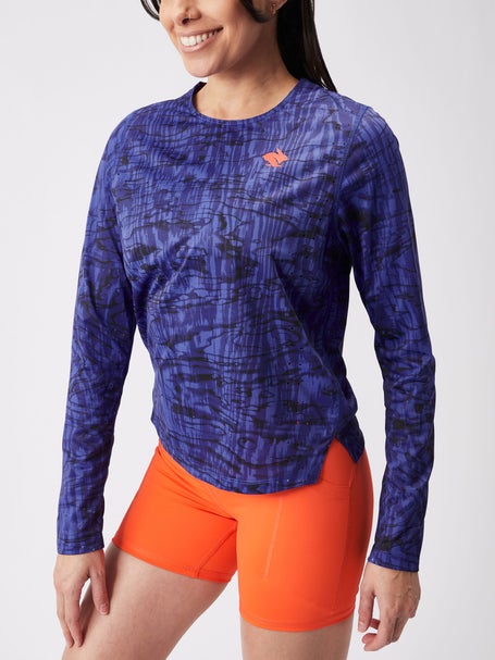 rabbit Womens Race Pace Tee Long Sleeve Royal Blue