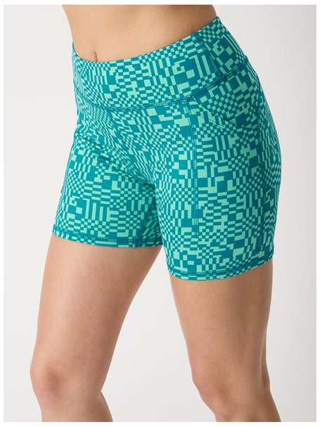 rabbit Womens Speed Leggy 4 Bermuda Checkerboard