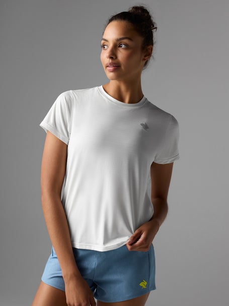 rabbit Womens UPF Tee Short Sleeve Snow White
