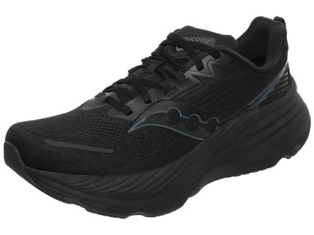 Saucony Hurricane 24 Men's Shoes Black/Black Running Warehouse
