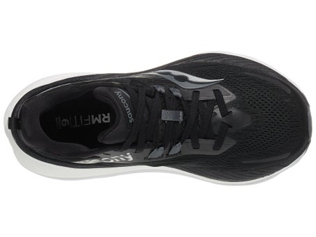 Saucony Men's Hurricane 24 Medium Width Running Shoes, Size 12 - Black