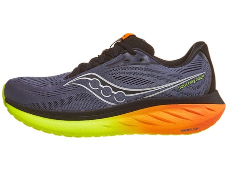 Saucony Ride 18\Mens Shoes\Shadow/Vizi