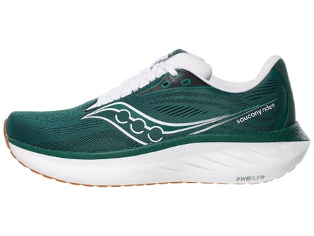 Saucony Ride 18\Mens Shoes\Pine/White