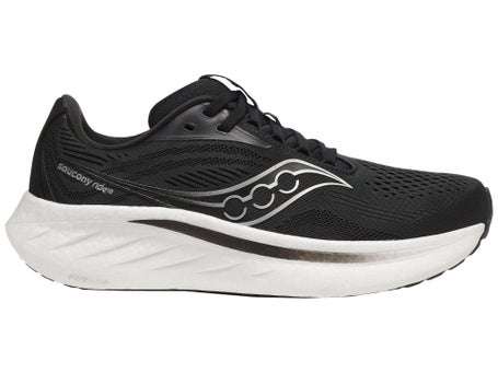 Saucony Ride 18\Womens Shoes\Black/White
