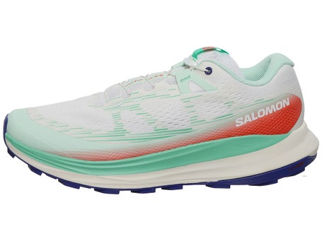 Salomon Ultra Glide 2\Womens Shoes\White/Green/Tomato