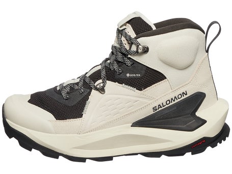 Salomon Elixir Mid GTX\Womens Shoes\Vanilla Ice/Metal