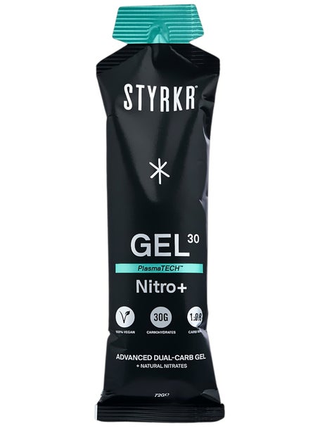 Styrkr Gel30 Nitro+ Dual-Carb Energy Gel 12-Pack