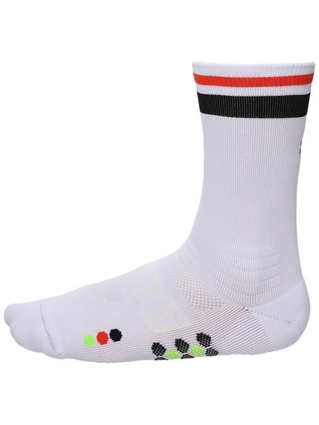SHYU Racing Half Crew Socks White/Red/Black
