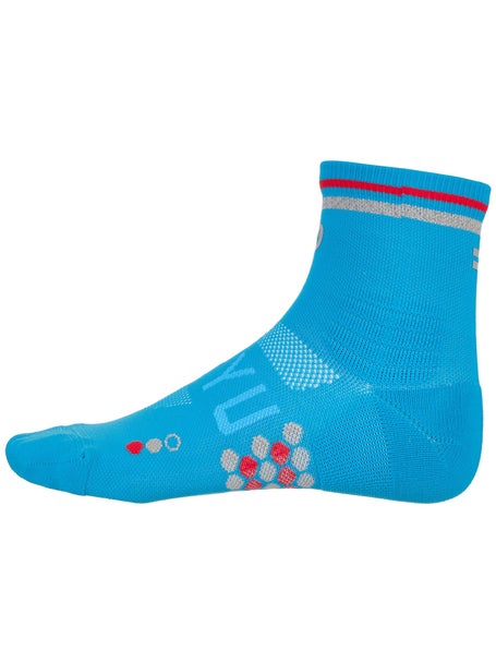 SHYU Racing Quarter Socks Sapphire/Chrome/Red