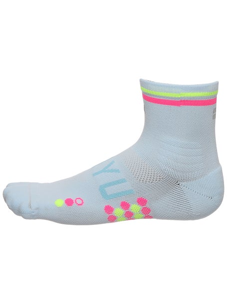 SHYU Racing Quarter Socks Sky/Pink/Neon